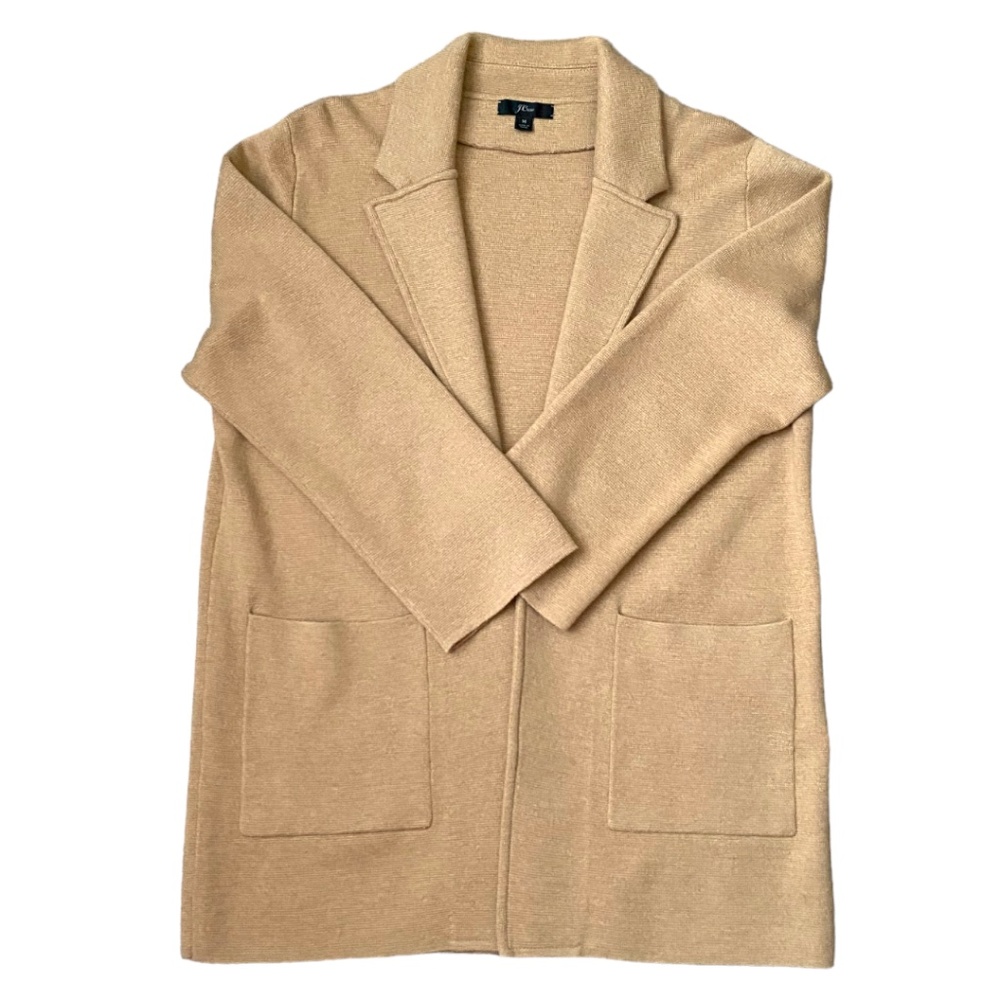 J Crew Sophie open-front sweater-blazer, Size M - Picture 1 of 6